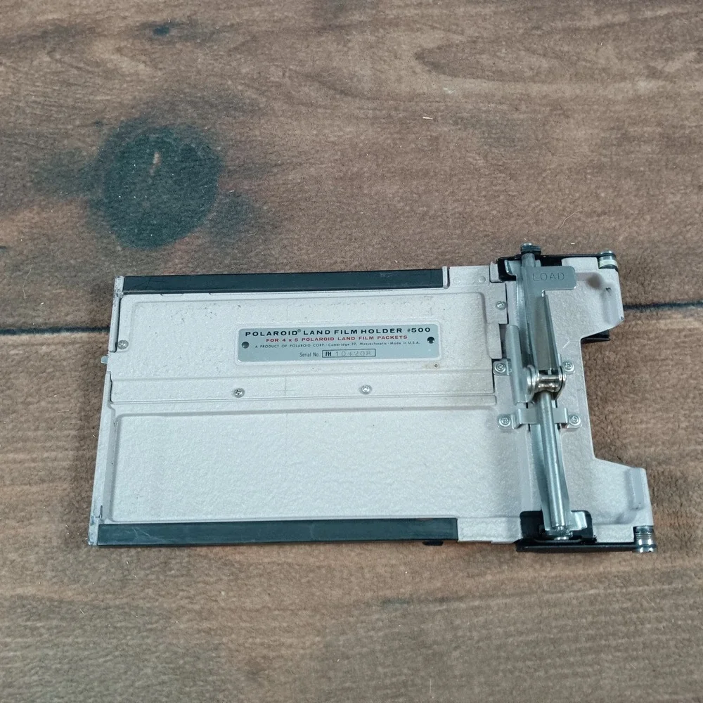 Polaroid Land Film Holder 500 for 4x5 Polaroid Land Film Packets Made in USA